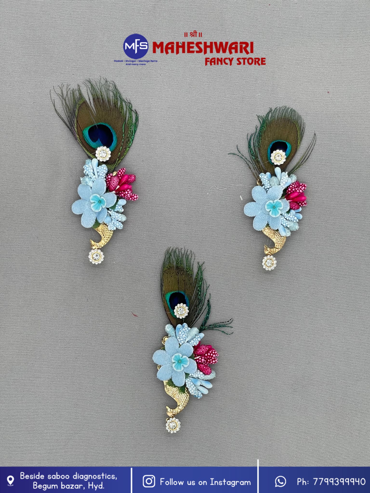 Morpankh Swagat Brooch